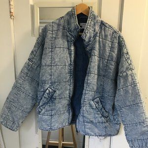 Forever 21 Quilted Denim Jacket